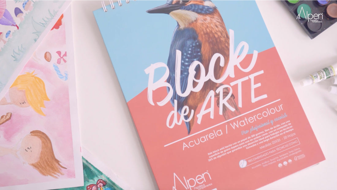 BLOCK DE ARTE ACUARELA