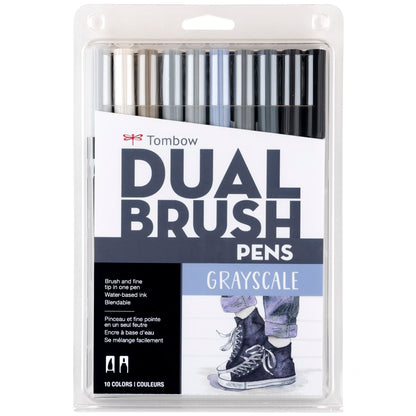 Marcadores Dual Brush Grayscale