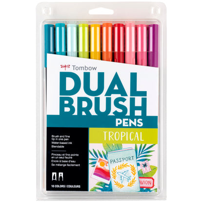 Marcadores Dual Brush Tropical