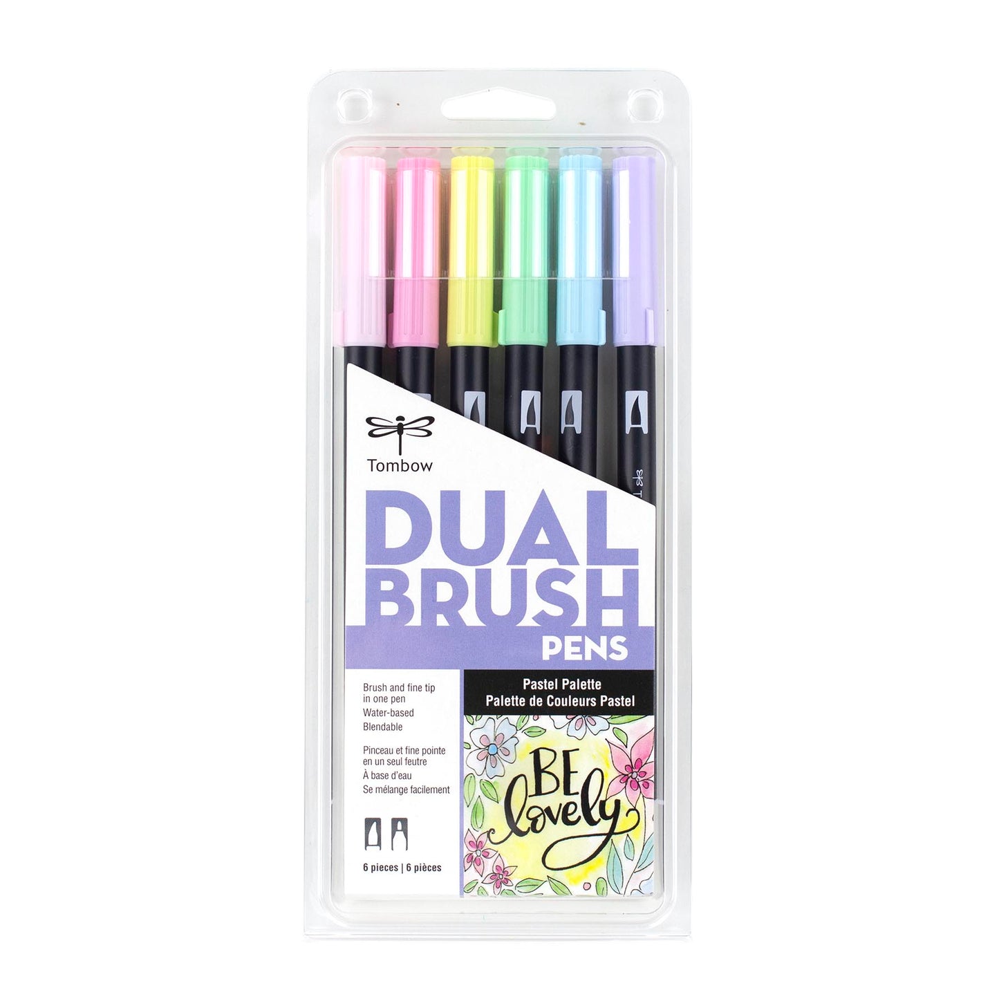 Marcadores Dual Brush Pastel x6