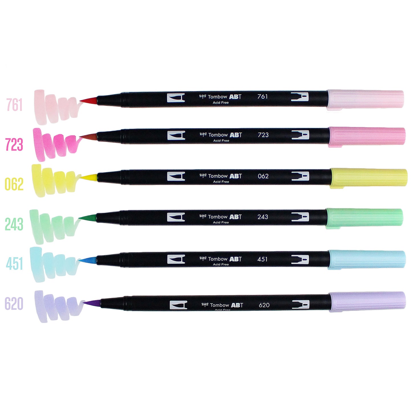 Marcadores Dual Brush Pastel x6