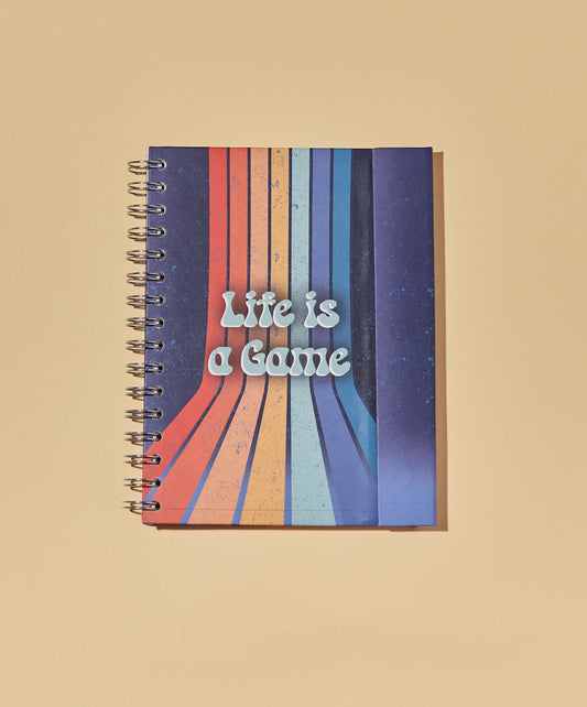 Cuaderno Rayado Mediano Retro