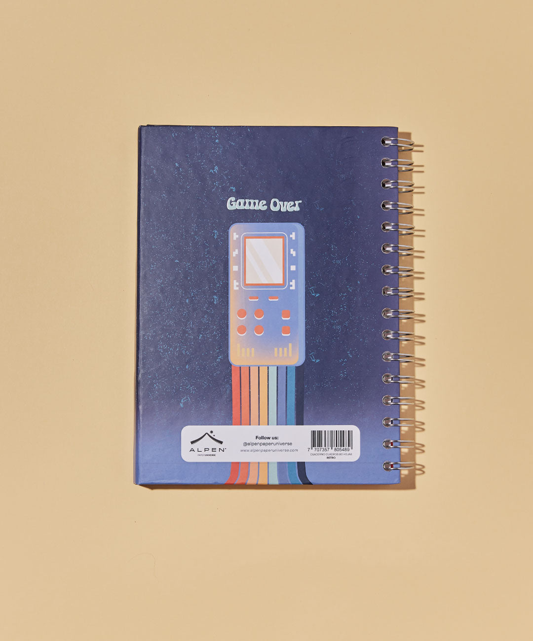 Cuaderno Rayado Mediano Retro