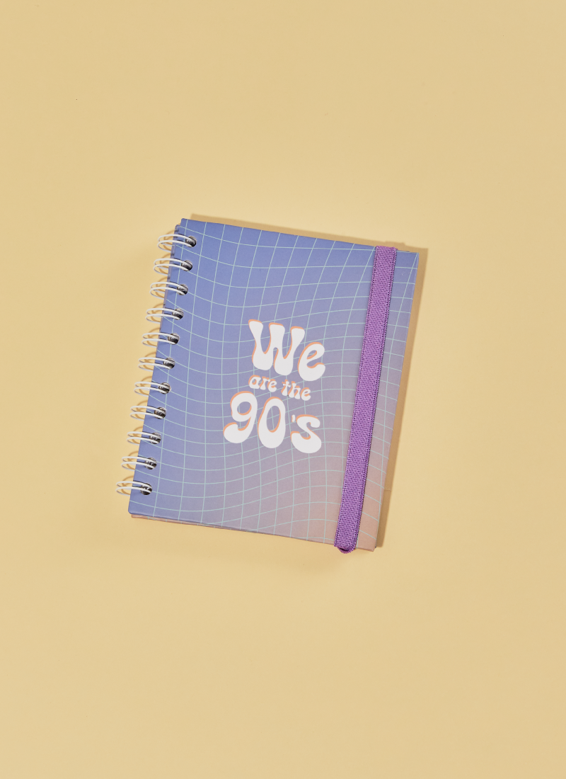 Cuaderno Cuadros pequeño Retro